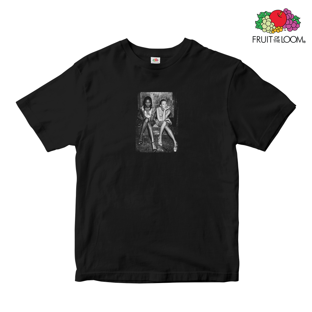 Besties Baby Tee, BLACK, Fruit of the Loom