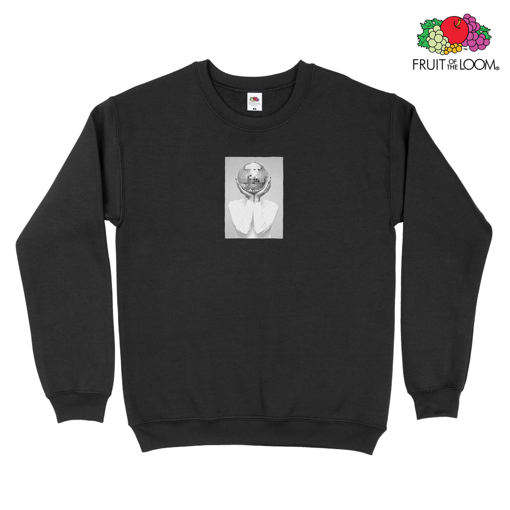 Discohead Sweatshirt, BLACK, Fruit of the Loom