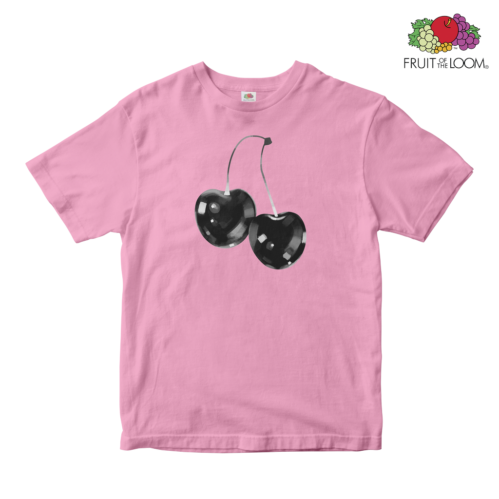 Cherry Baby Tee, Light pink, Fruit of the Loom