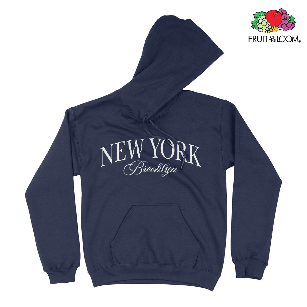 New York Script Hoodie – Collegehub.dk