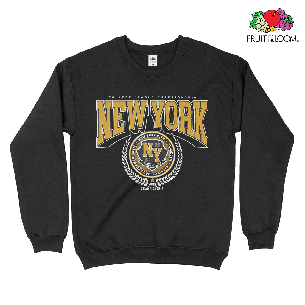 Brooklyn Sweatshirt, Brooklyn New York Vintage Crewneck Sweatshirt