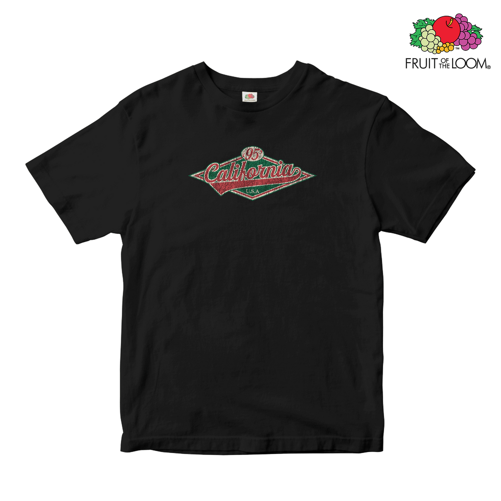 California 95 Baby Tee, white, Fruit of the Loom