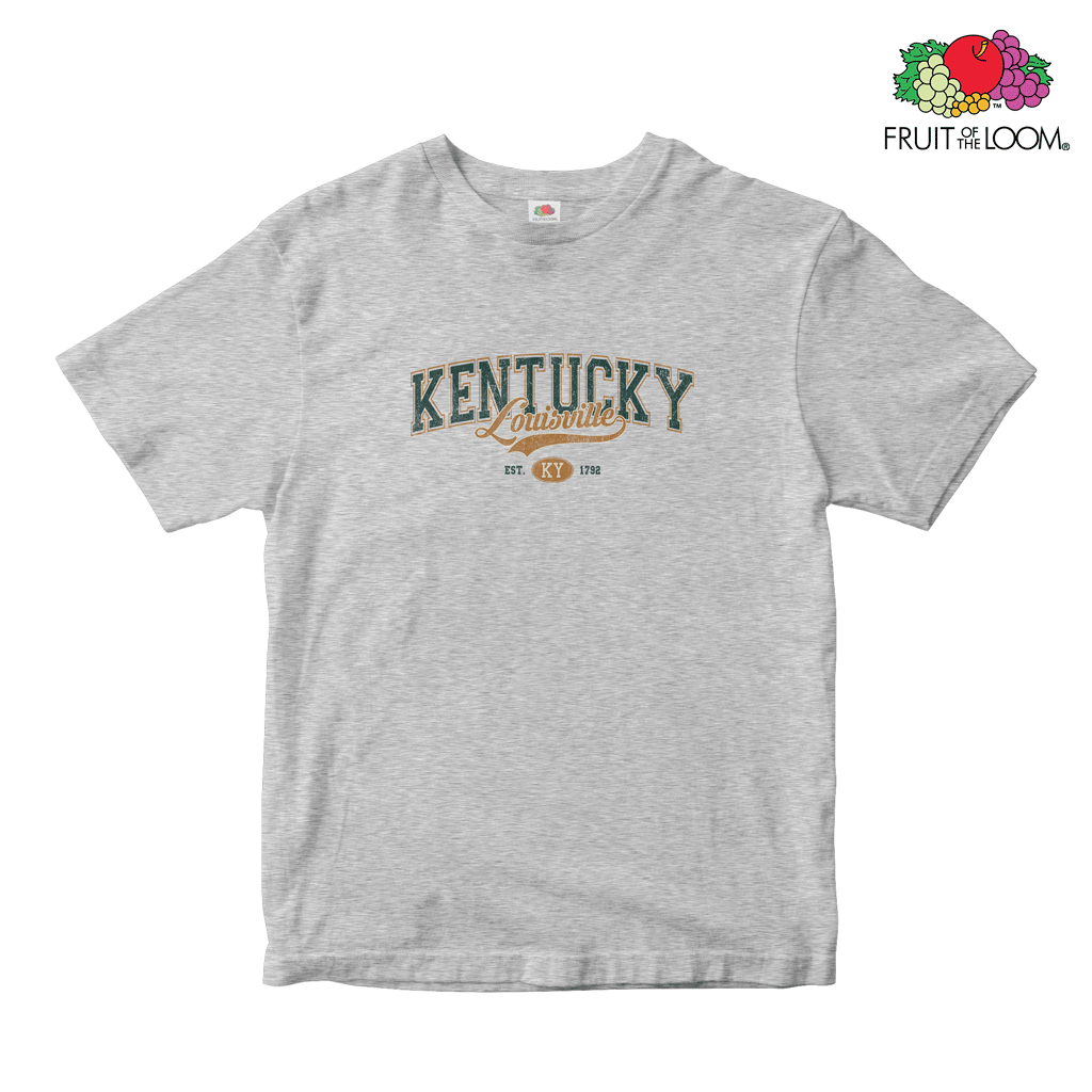 Kentucky Green Arch Baby Tee, heather-grey, Fruit of the Loom