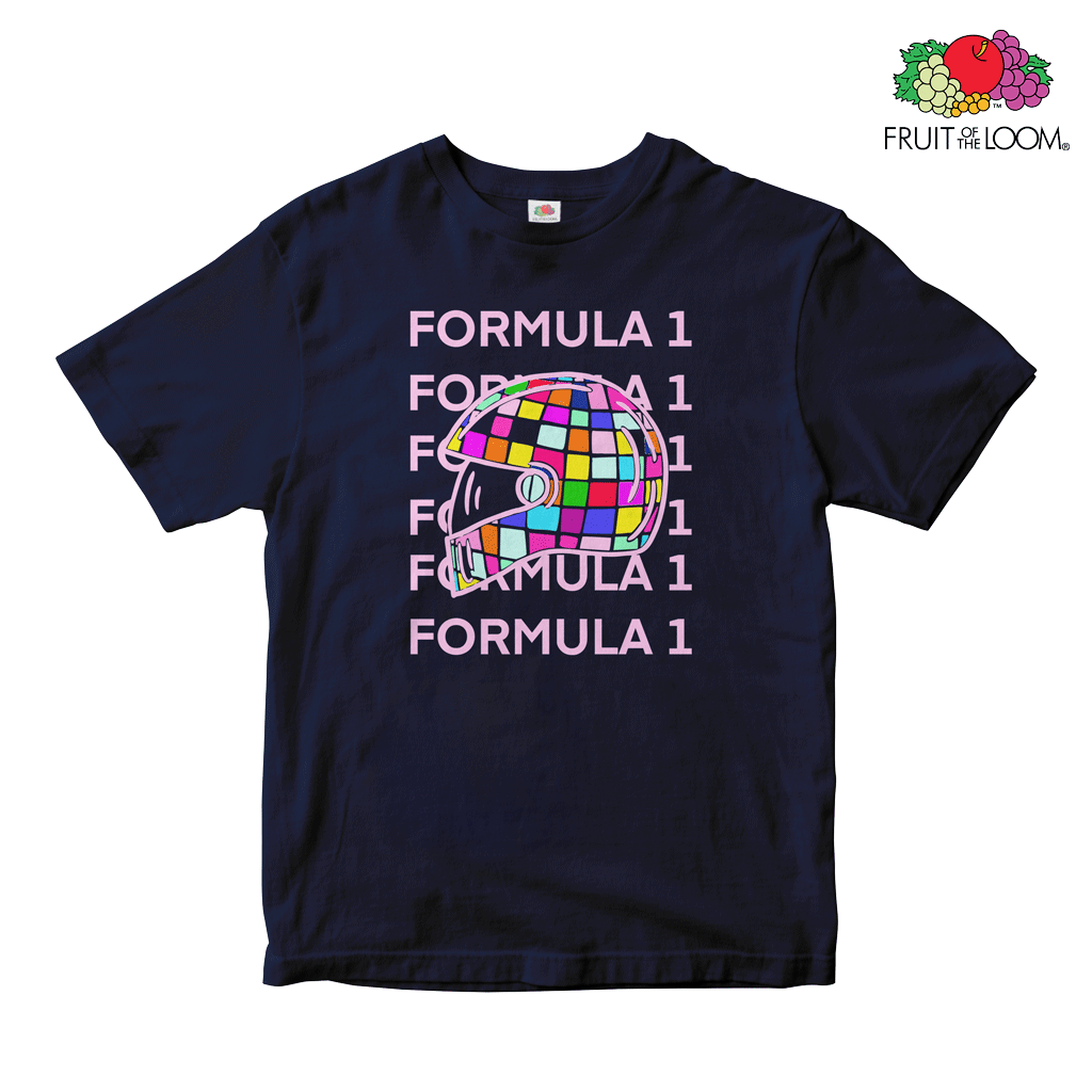 Formula 1 Baby Tee, Black, Fruit of the Loom