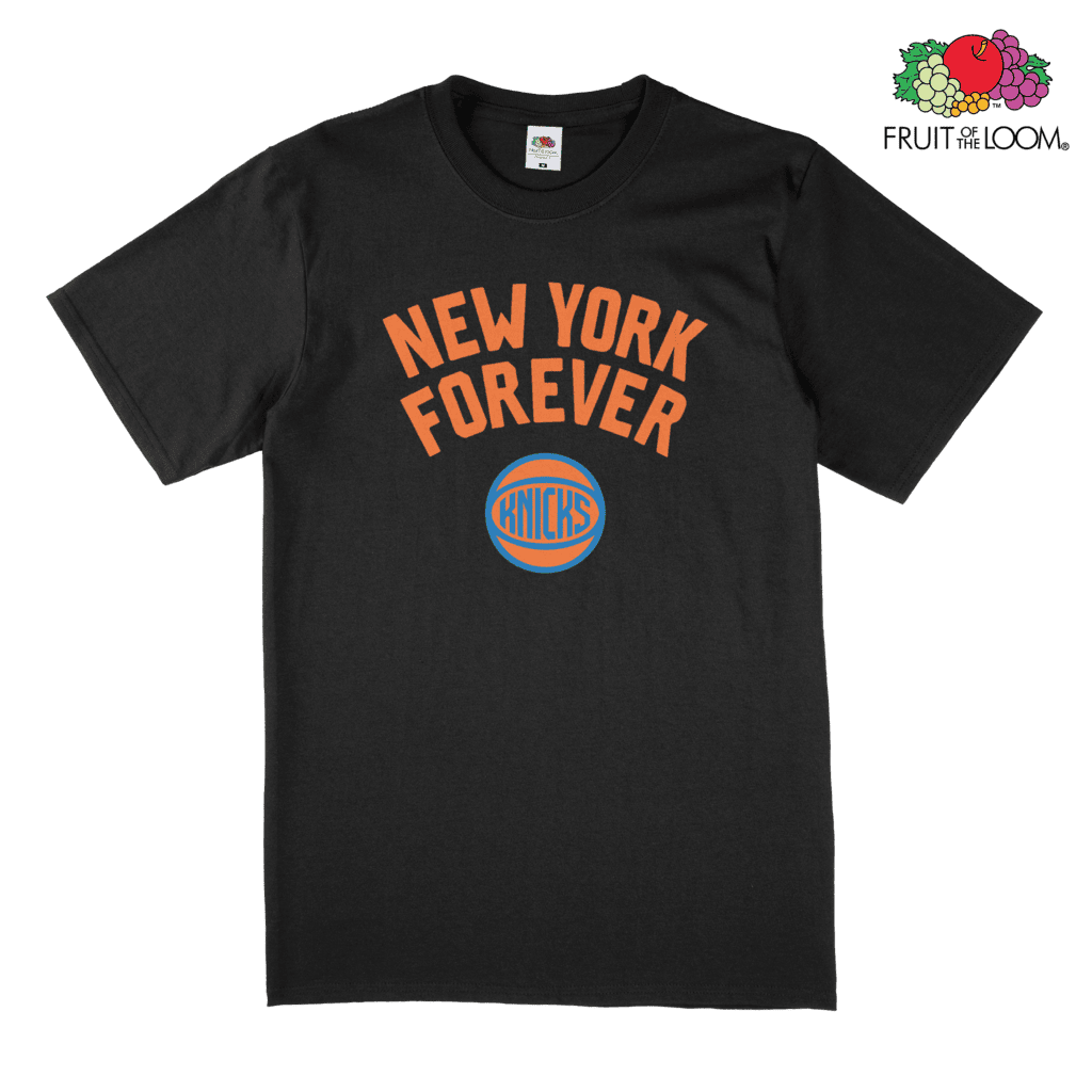 New York Forever T-Shirt, Black, FRUIT OF THE LOOM