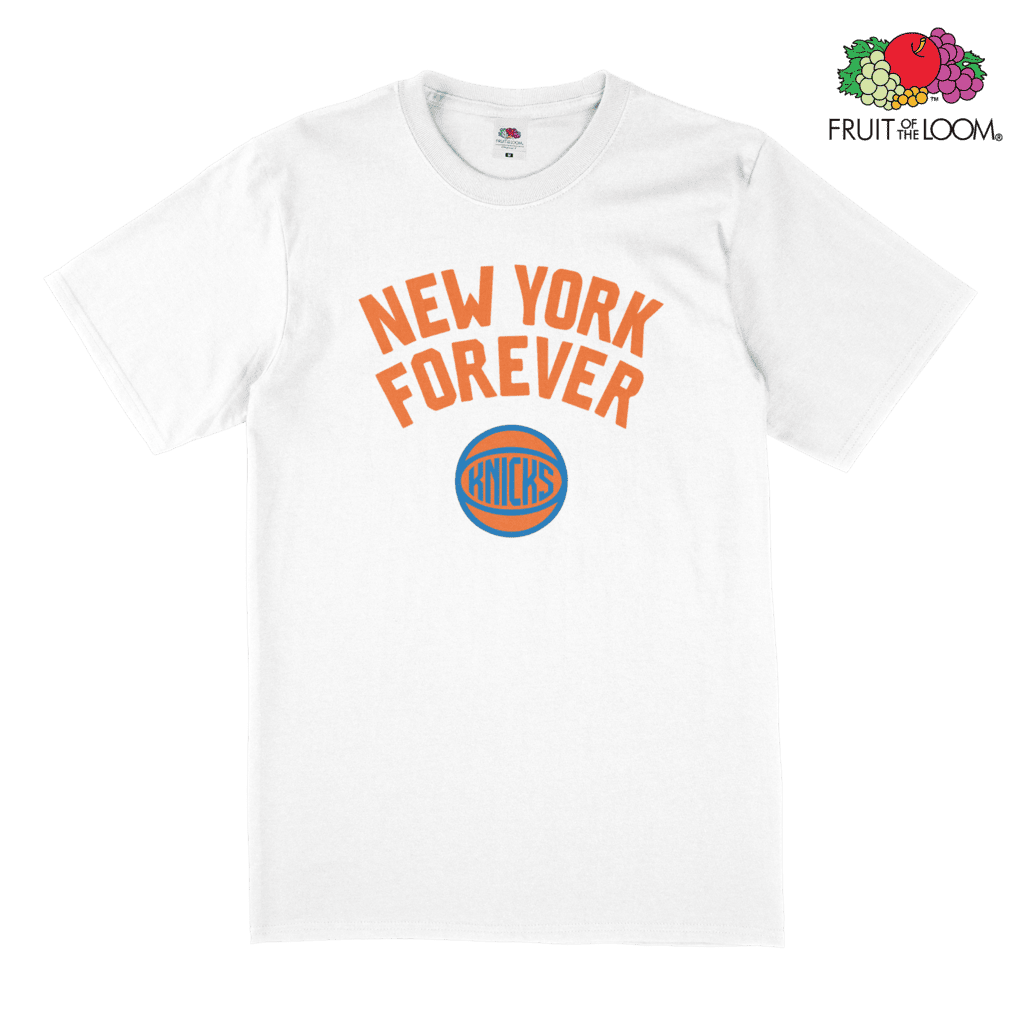 New York Forever T-Shirt, White, FRUIT OF THE LOOM